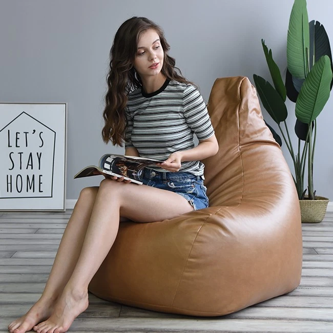 info-1-1 Leather Bean Bag Chair For Adults factory